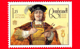 Nuovo - MNH - VATICANO - 2019 - 350 Anni Della Morte Di Rembrandt Van Rijn, Pittore – Ritratto – 1.15 - Nuevos