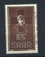 Saar N°330 Obl (FU) 1954 - Croix Rouge - Oblitérés