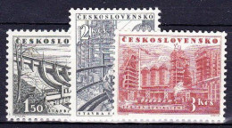 ** Tchécoslovaquie 1953 Mi 803-5 (Yv 707-9), (MNH)** - Ungebraucht