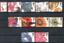 United Kingdom Flowers 1997 Michel 1667-1676 USED - Oblitérés