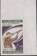 Andorre Non Dentelés N°256 Jeux Olympiques De Montréal Qualité:** Cote:54 - Sonstige & Ohne Zuordnung