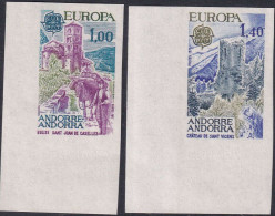 Andorre Non Dentelés N°261/262  Europa 1977 (2 Valeurs) Qualité:** Cote:115 - Otros & Sin Clasificación