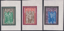 Andorre Non Dentelés N°214/216  Retable 3 Valeurs Qualité:** Cote:70 - Andere & Zonder Classificatie