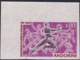 Andorre Non Dentelés N°209 Patineurs  Qualité:** Cote:85 - Andere & Zonder Classificatie