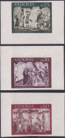 Andorre Non Dentelés N°191/193  Fresque Du 16è Siècle  3 Valeurs Bdf Qualité:** Cote:110 - Sonstige & Ohne Zuordnung