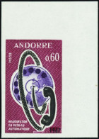 Andorre Non Dentelés N°182 60c Réseau Téléphonique Automatique Qualité:** Cote:22 - Altri & Non Classificati