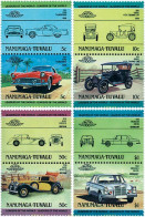 NANUMAGA TUVALU COCHES 1984 Mi 35/42 MNH - Tuvalu (fr. Elliceinseln)