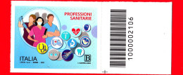 Nuovo - MNH - ITALIA - 2021 - Professioni Sanitarie – Sagome E Figure Stilizzate - B - Barre 2106 - Barcodes