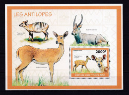 TOGO 2010 BLOC N°379 NEUF** ANTILOPES - Togo (1960-...)