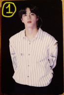 PHOTOCARD AU CHOIX  BTS  Map Of The Soul 7  "The Journey"  Jin - Varia