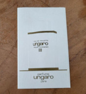 Carte Ungaro Pour Homme III - Modern (ab 1961)