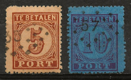 PAYS-BAS: Obl., TAXE: YT N° 1 Et 2, TB - Postage Due