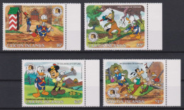 Caicos Is - 1985 - Disney: Six Soldiers Of Fortune - Yv 70/73 - Disney