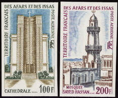 Afars Et Issas Non Dentelés Poste Aérienne N°61 /62 Cathédrale Et Mosquée 2 Valeurs  Qualité:** - Otros & Sin Clasificación