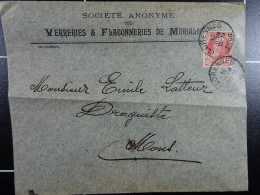 S.A. Des Verreries & Flaconneries De Morialmé (lettre Remise Ouverte) - Droguerie & Parfumerie