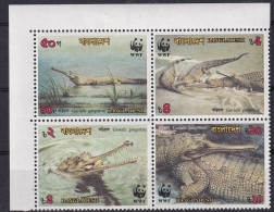 Bangladesh N°300/303 - Crocodiles - Neuf ** Sans Charnière - TB - Bangladesh