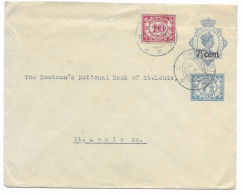 Suriname 1925 Enveloppe G14 Gebruikt Naar VS (SN 2538) - Surinam ... - 1975