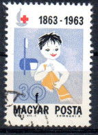 HONGRIE --  MAGYAR POSTA -- ERRINOPHILIE -- Vignette, Cinderella -- CROIX ROUGE 1863 -1963 - Variétés Et Curiosités