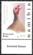 Namibia - MNH ** 2018 BIRDPEX : Swainson's Spurfowl -   Pternistis Swainsonii - Hühnervögel & Fasanen