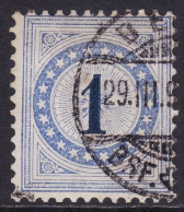 Schweiz: Abart Portomarke ZNr. 1N.2.03 (Plattenfehler: Runder Farbloser Fleck Neben Der Ziffer) Gestempelt - Postage Due