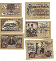 **Austria Notgeld St Johann Im  Tirol  Serie Compleet 898d Cat Val 6 Euro - Oesterreich