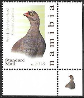 Suriname (Surinam) - MNH ** 2018 BIRDPEX :  Red-billed Spurfowl  -  Pternistis Adspersus - Hühnervögel & Fasanen