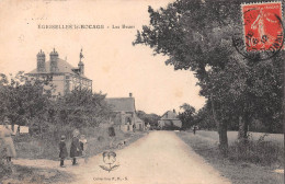 EGRISELLES-le-BOCAGE (Yonne) - Les Bruns - Voyagé 1912 (2 Scans) Boucherie Drouard à Montigny-sur-Loing - Egriselles Le Bocage