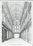 Belgium - 2023 - OCB ZW/NB ND/Imperf Blaadje Feuillet - Architecture Passage Couvert Galeries Cities Galerij - Feuillets N&B Offerts Par La Poste [ZN & GC]
