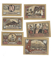 **Austria Notgeld St Johann Im  Tirol  Serie Compleet 898f Cat Val 6 Euro - Autriche