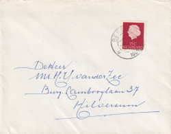 Envelop 7 Mei 1965 Bergum (kortebalk) Met 15 Cent Zege Uit Postzegelboekje - Covers & Documents