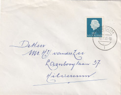 Envelop 10 Sep 1965 Bergum (openbalk) Met 18 Cent Zege Uit Postzegelboekje - Cartas & Documentos