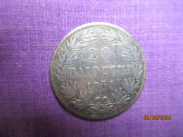 Papal States: 20 Baiocchi 1865 - Vatikan