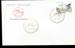 1999 ANNULLO FDC  80° Anniversario Della Nascita Di Fausto Coppi (1919-1960). Campionati Mondiali Di Ciclismo. - Ciclismo