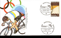 MUNCHEN OLIMPIC GAME  1972 CICLISMO ANNULLO SPECIALE - Ciclismo