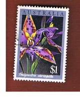 AUSTRALIA  - SG 1035 -  1986 FLOWERS: THELYMITRA VARIEGATA    -  USED - Usados