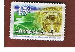 AUSTRALIA  -  SG 1894  -      1999 SNOWY MOUNTAINS: TAILWATER TUNNEL    -       USED - Used Stamps