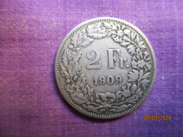 Suisse: 2 Francs 1909 - Autres & Non Classés