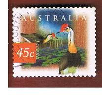 AUSTRALIA  -  SG 1687d -      1997 WETLAND BIRDS: COMB-CRESTED JACANA        -       USED - Usati