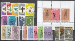 Suriname 1968 Year - Complete - MNH/**/postfris - Suriname ... - 1975