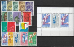 Suriname 1969 Year - Complete - MNH/**/postfris - Surinam ... - 1975