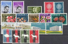 Suriname 1962 Year - Complete - MNH/**/postfris - Surinam ... - 1975