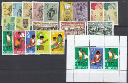 Suriname 1967 Year - Complete - MNH/**/postfris - Suriname ... - 1975