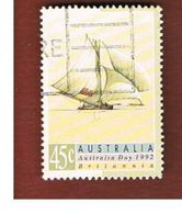AUSTRALIA  -  SG 1334  -      1992 SHIPS: BRITANNIA        -       USED - Usados