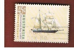 AUSTRALIA  -  SG 1333  -      1992 SHIPS: YOUNG ENDEAVOUR           -       USED - Usados