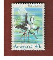 AUSTRALIA  -  SG 1279  -      1991 BIRDS: BLACK-NECKED STORK -       USED - Usati