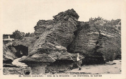 FRANCE - Pornic - Côte De La Birochère - Les Cheminées Au Sud Est - Carte Postale Ancienne - Pornic