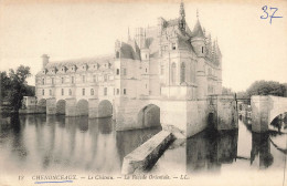 FRANCE - Chenonceaux - Le Château - Façade Orientale - Carte Postale Ancienne - Chenonceaux