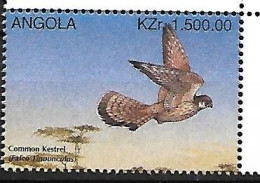 Angola -  Mnh ** 1996 :  Common Kestrel  -  Falco Tinnunculus - Aigles & Rapaces Diurnes