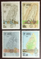 St Lucia 1987 Cadastral Survey Maps MNH - St.Lucia (1979-...)