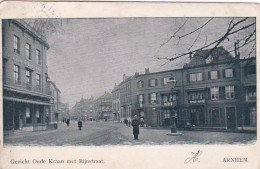 3694	54	Arnhem, Gezicht Oude Kraan Met Rijnstraat. (poststempel 1902)(zie Hoeken En Randen) - Arnhem